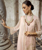 Candle Peach – Embroidered Chiffon stitched 3Pc Suit